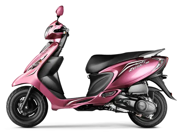 Pink Scooter for Stylish Urban Commuting