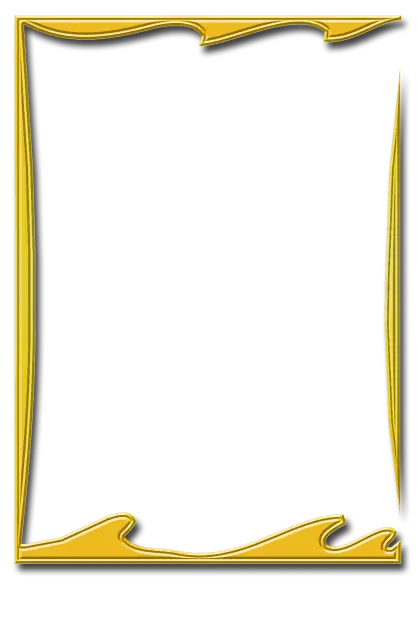 Elegant Gold Decorative Frame with Ornamental Design