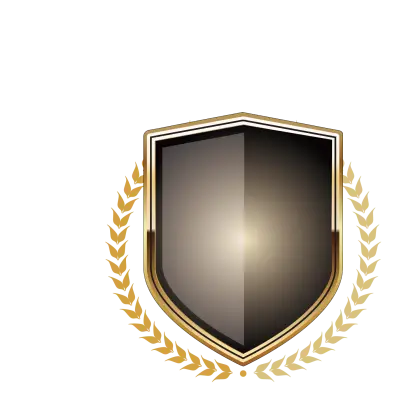 Golden Shield Emblem Design