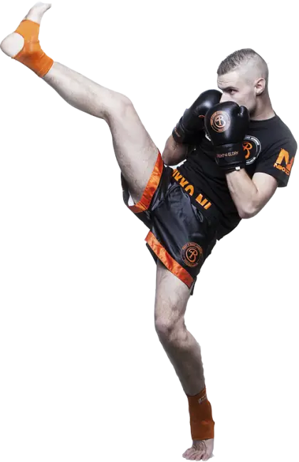 Kickboxer in Action