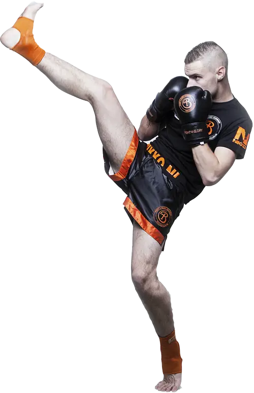 Kickboxer in Action