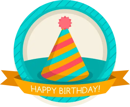 Colorful Birthday Hat