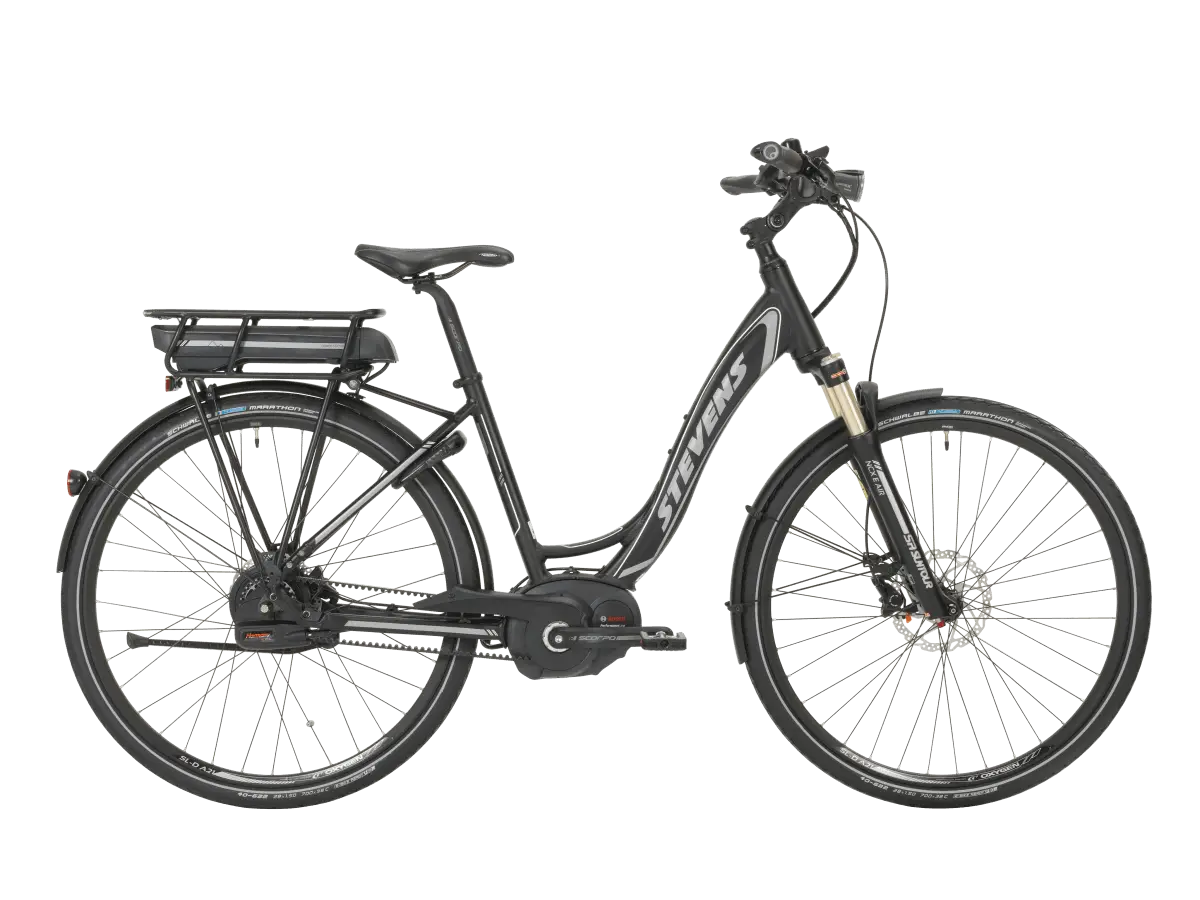 Black Electric Bicycle for Commuting