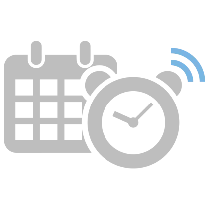 Calendar and Alarm Clock Icon