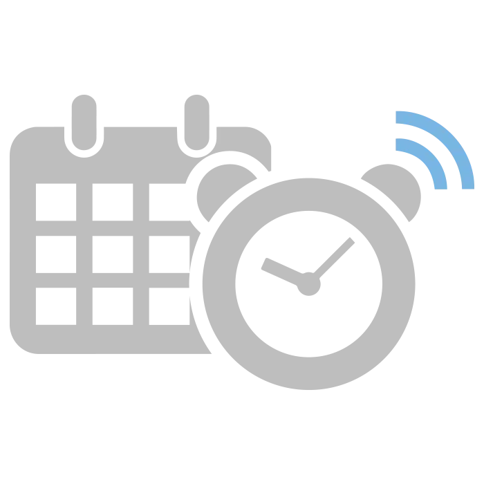 Calendar and Alarm Clock Icon