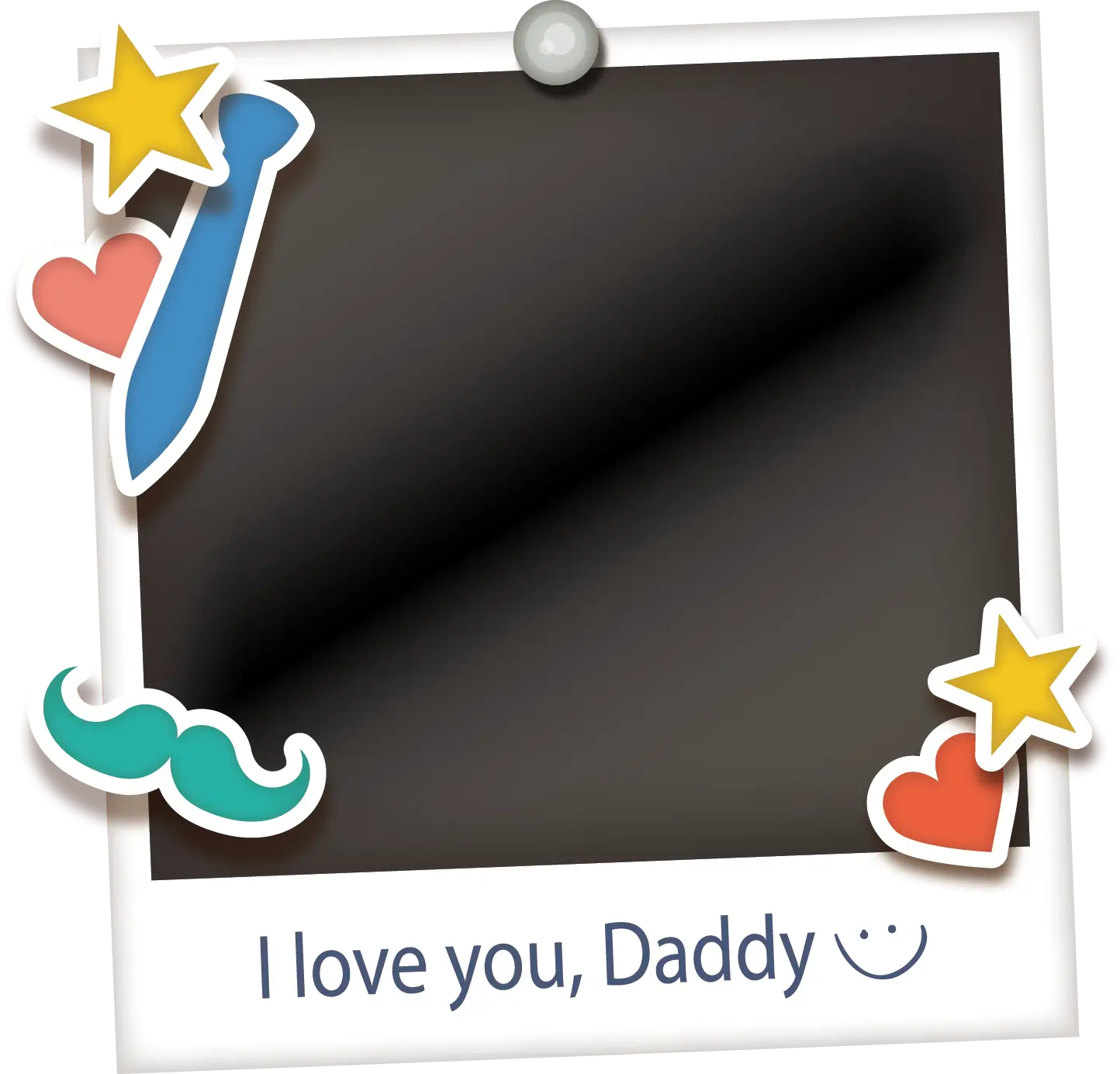 Photo Frame with 'I Love You, Daddy' Message