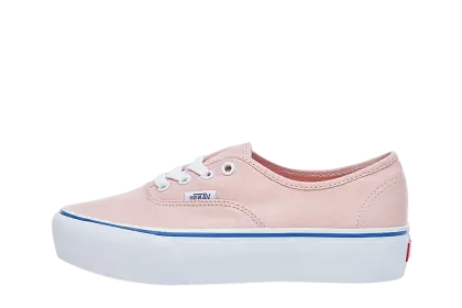 Pink Canvas Shoe with White Platform Sole