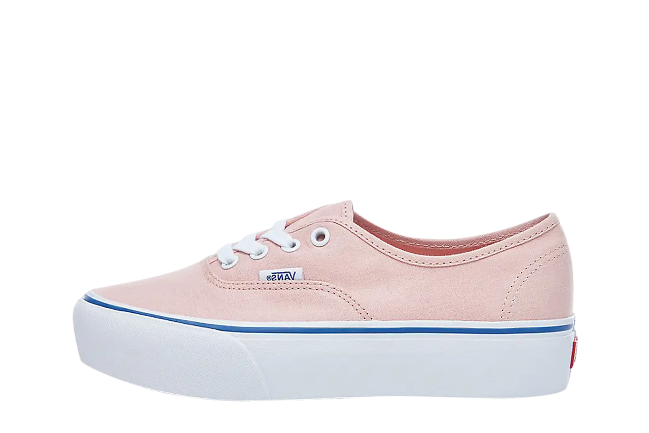 Pink Canvas Shoe with White Platform Sole