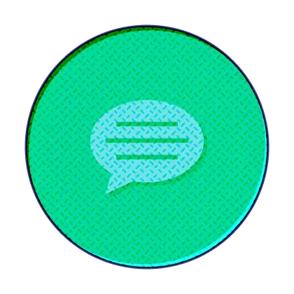 Green Speech Bubble Icon