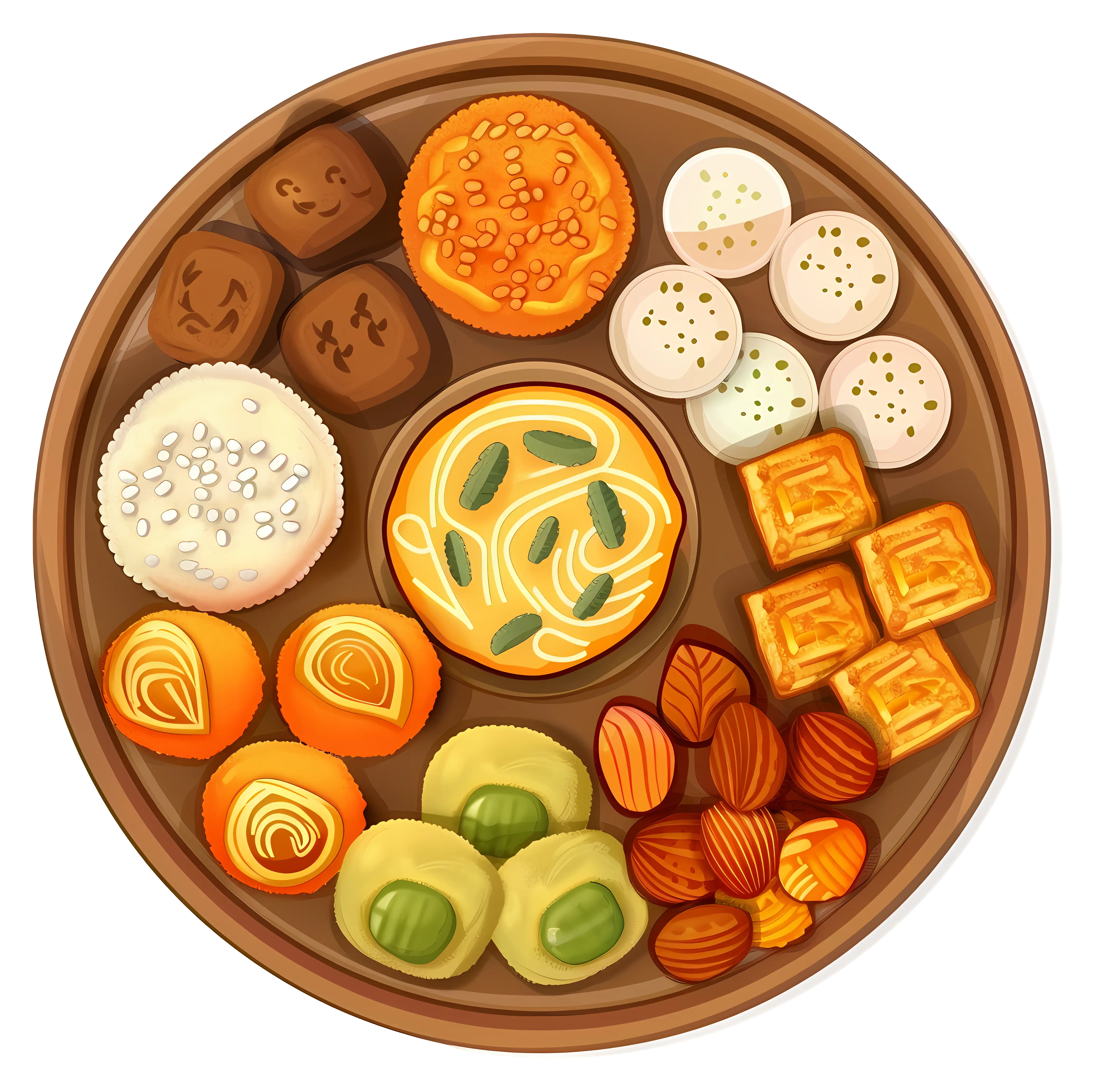 Plate of Assorted Sweets