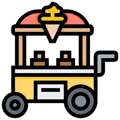 Street Ice Cream Cart
