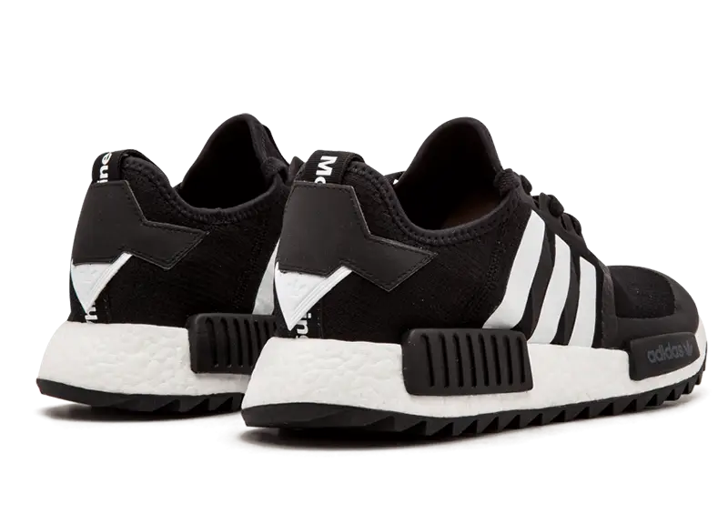 Black Adidas Sneakers with White Stripes