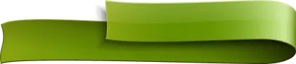 Green Ribbon Banner