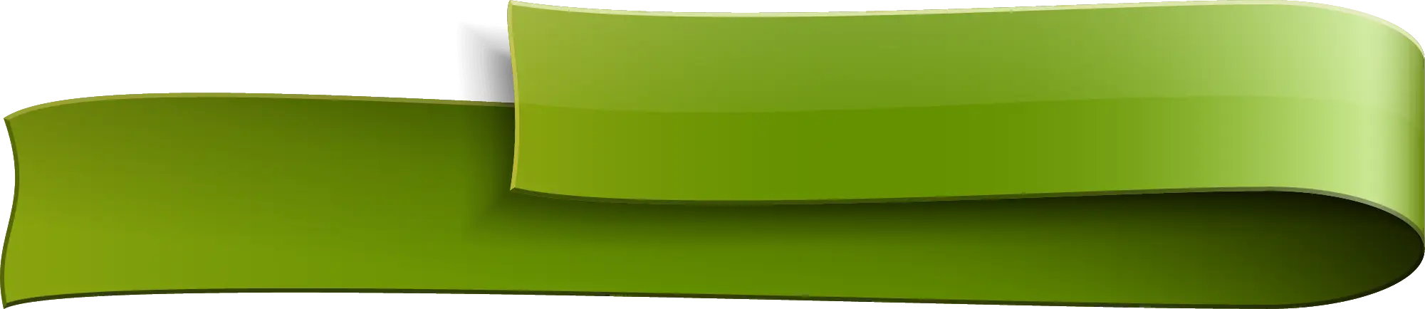 Green Ribbon Banner