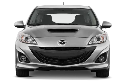 Silver Car Front View Design