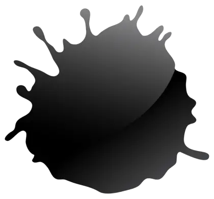 Black Splash Shape