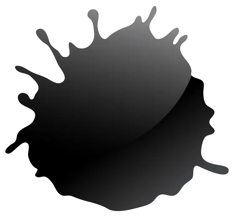 Black Splash Shape