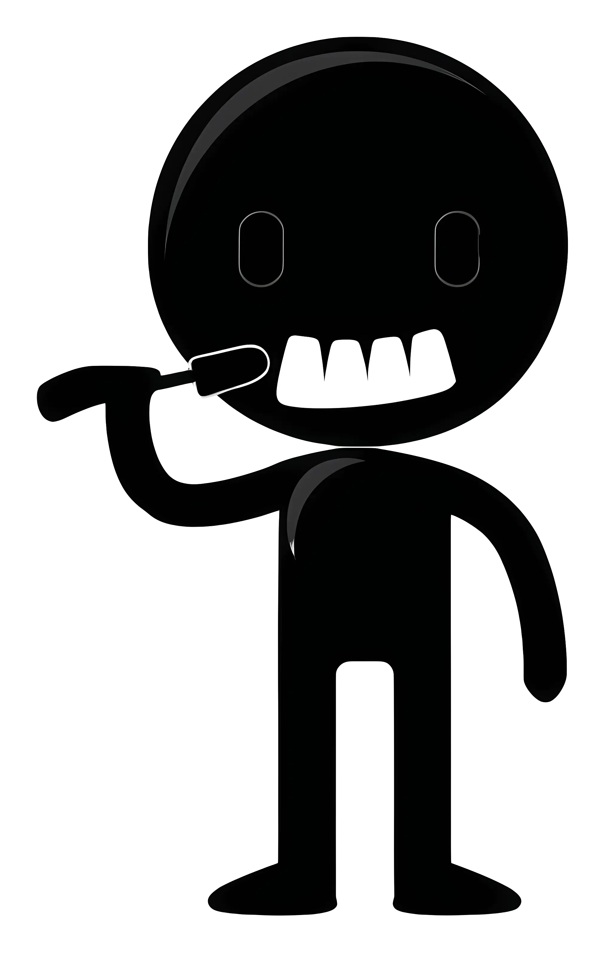 Character Brushing Teeth