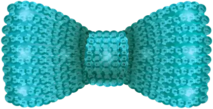 Cute Blue Sequin Bow for Fashion Accessories