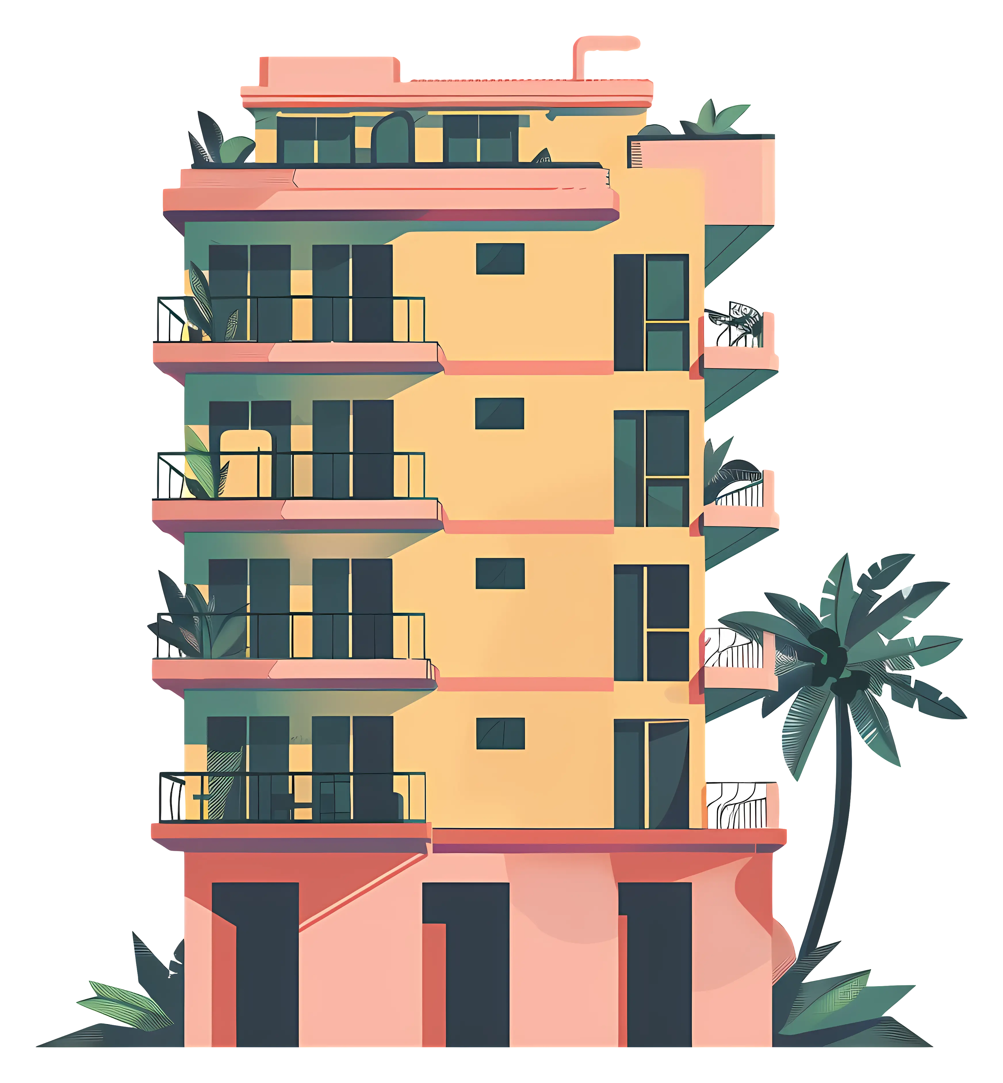 Modern Apartment Building Design