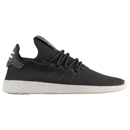 Black Minimalist Sneakers with Knit Upper