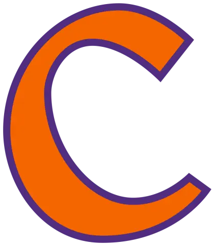 Orange Letter C