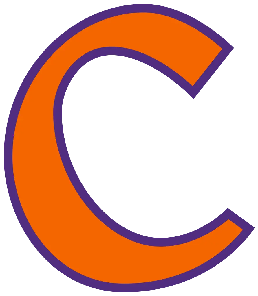Orange Letter C