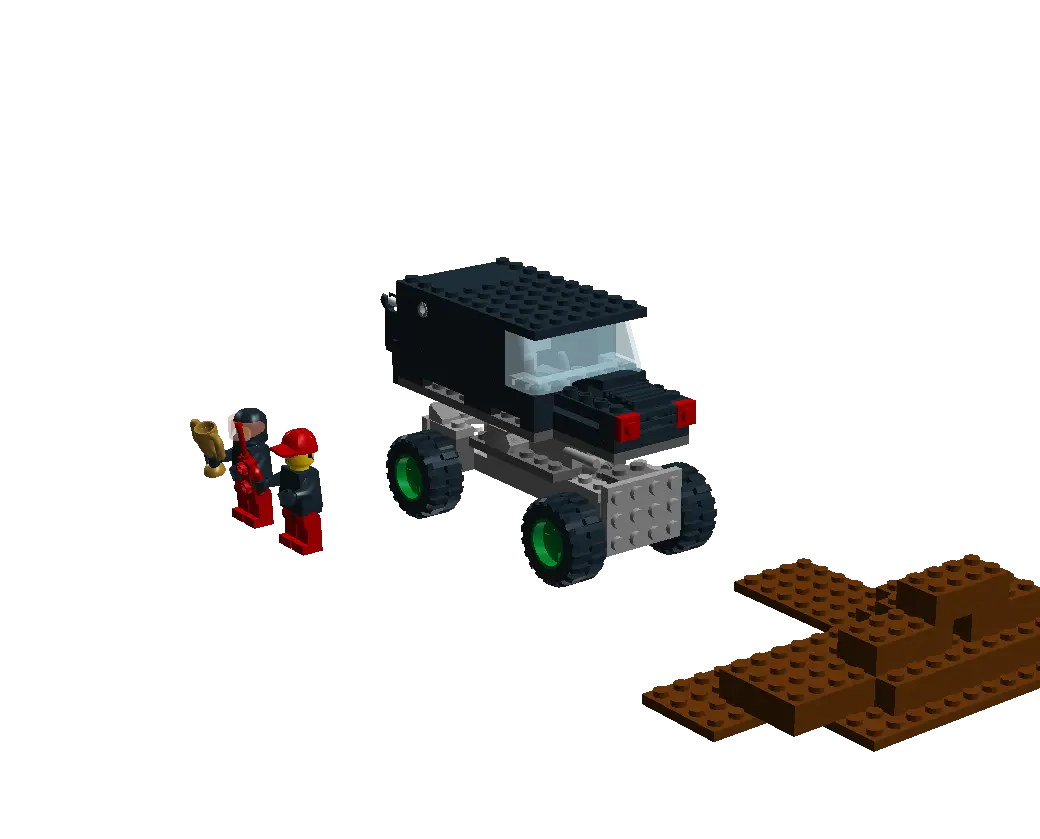 LEGO Vehicle with Figures and Scenery
