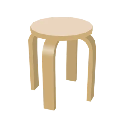 Wooden Stool Illustration