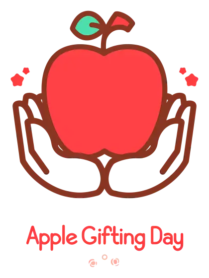 Apple Gifting Day Logo Design