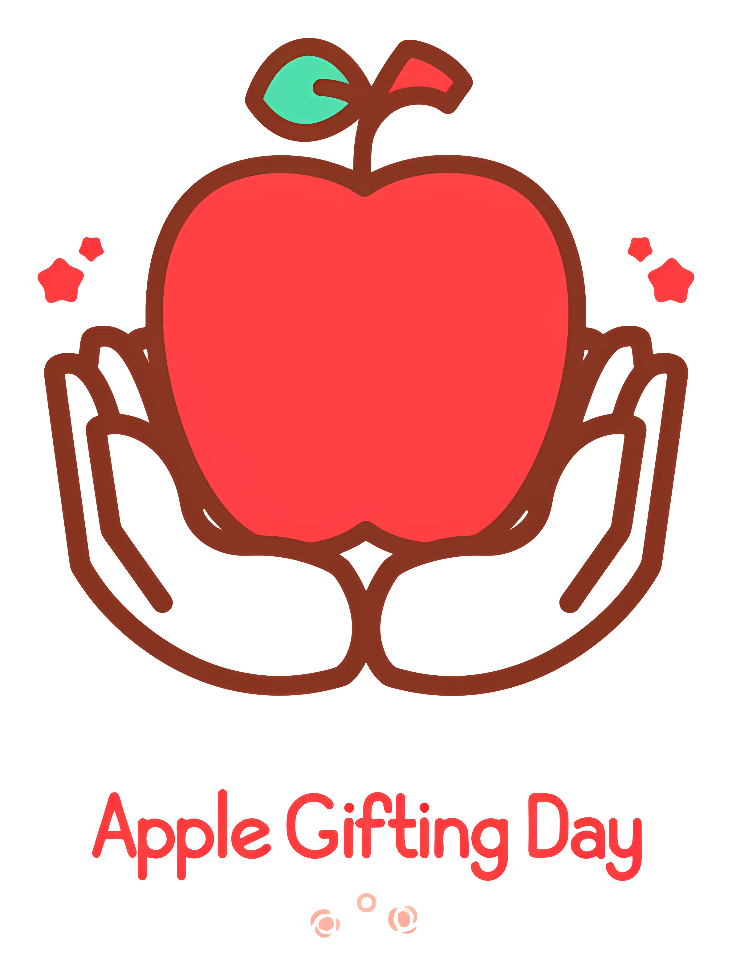 Apple Gifting Day Logo Design