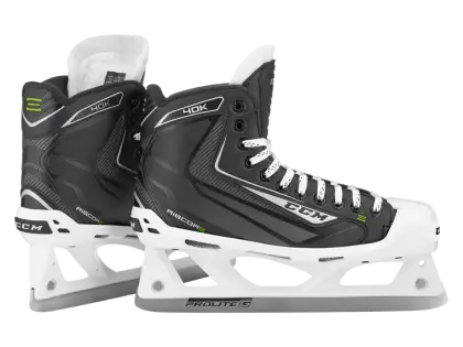 Pair of Black Ice Skates for Hockey