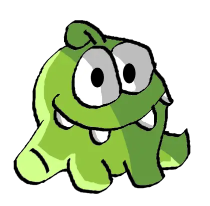 Cute Green Cartoon Character
