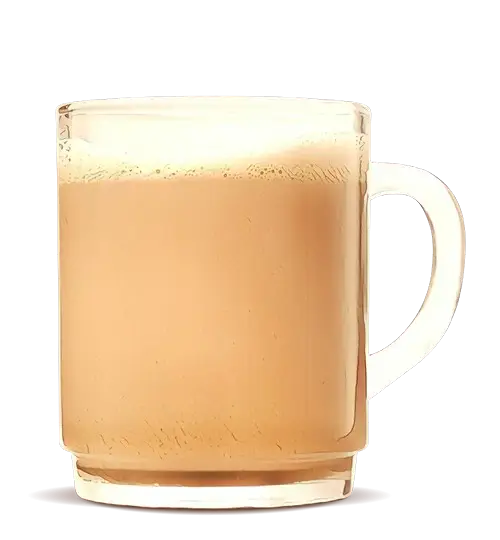 Glass Tea Mug in Realistic Style