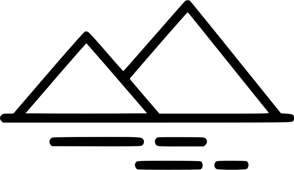 Minimalist Mountain Icon