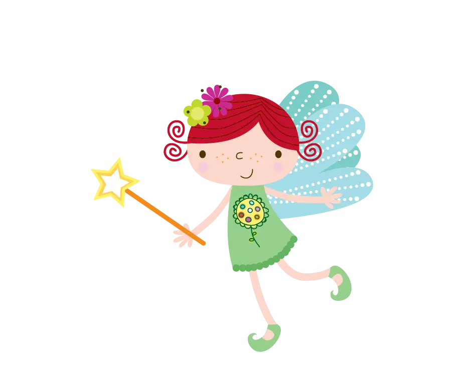 Cute Fairy with Magic Wand