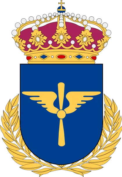 Coat of Arms with Crown and Propeller Motif