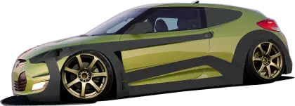 Green Modified Sports Car