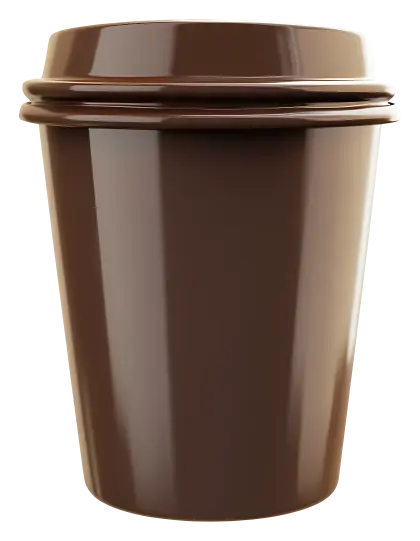 Brown Coffee Cup for Takeaway