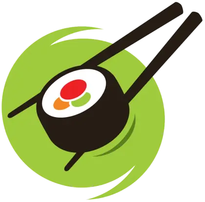 Sushi Roll with Chopsticks