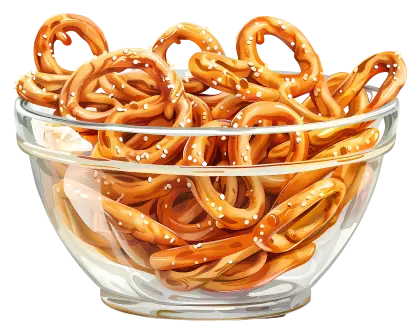 Bowl of Pretzels