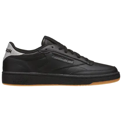 Black Leather Stylish Sneaker