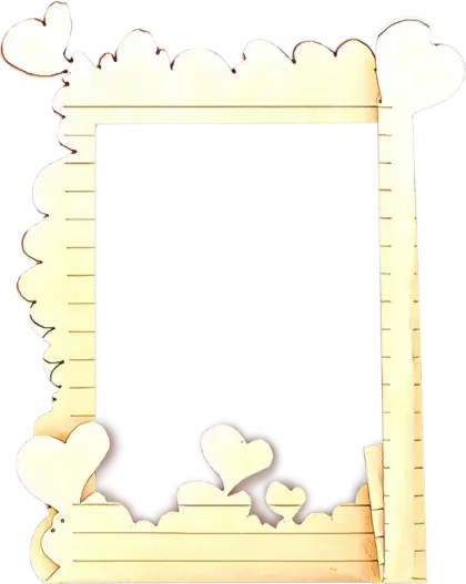 Heart-Decorated Paper Frame for Special Memories