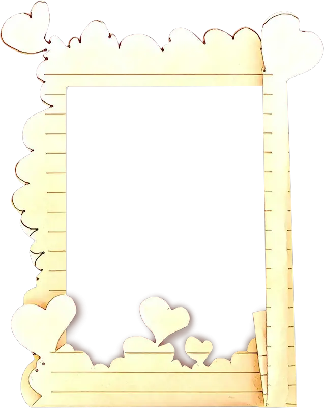 Heart-Decorated Paper Frame for Special Memories
