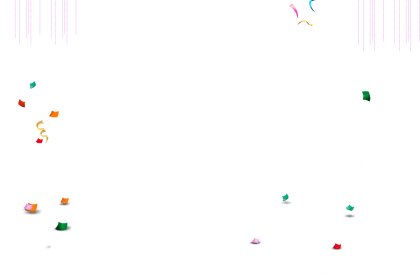 Colorful Confetti Falling for Celebrations