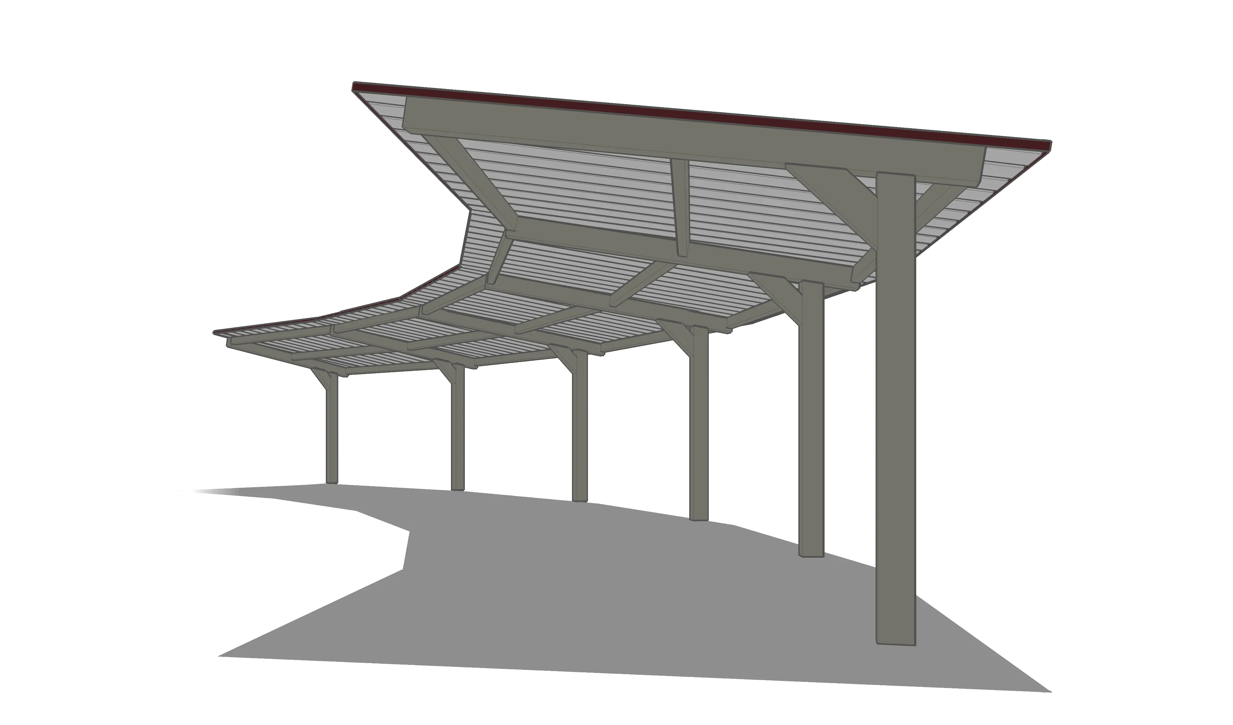 Modern Carport Shade Structure