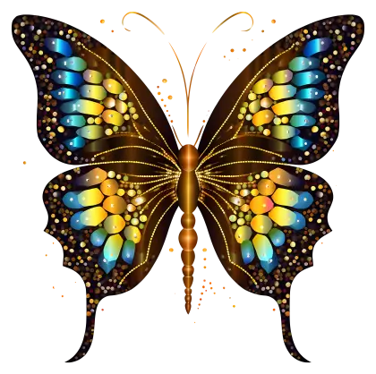 Colorful and Decorative Butterfly Art
