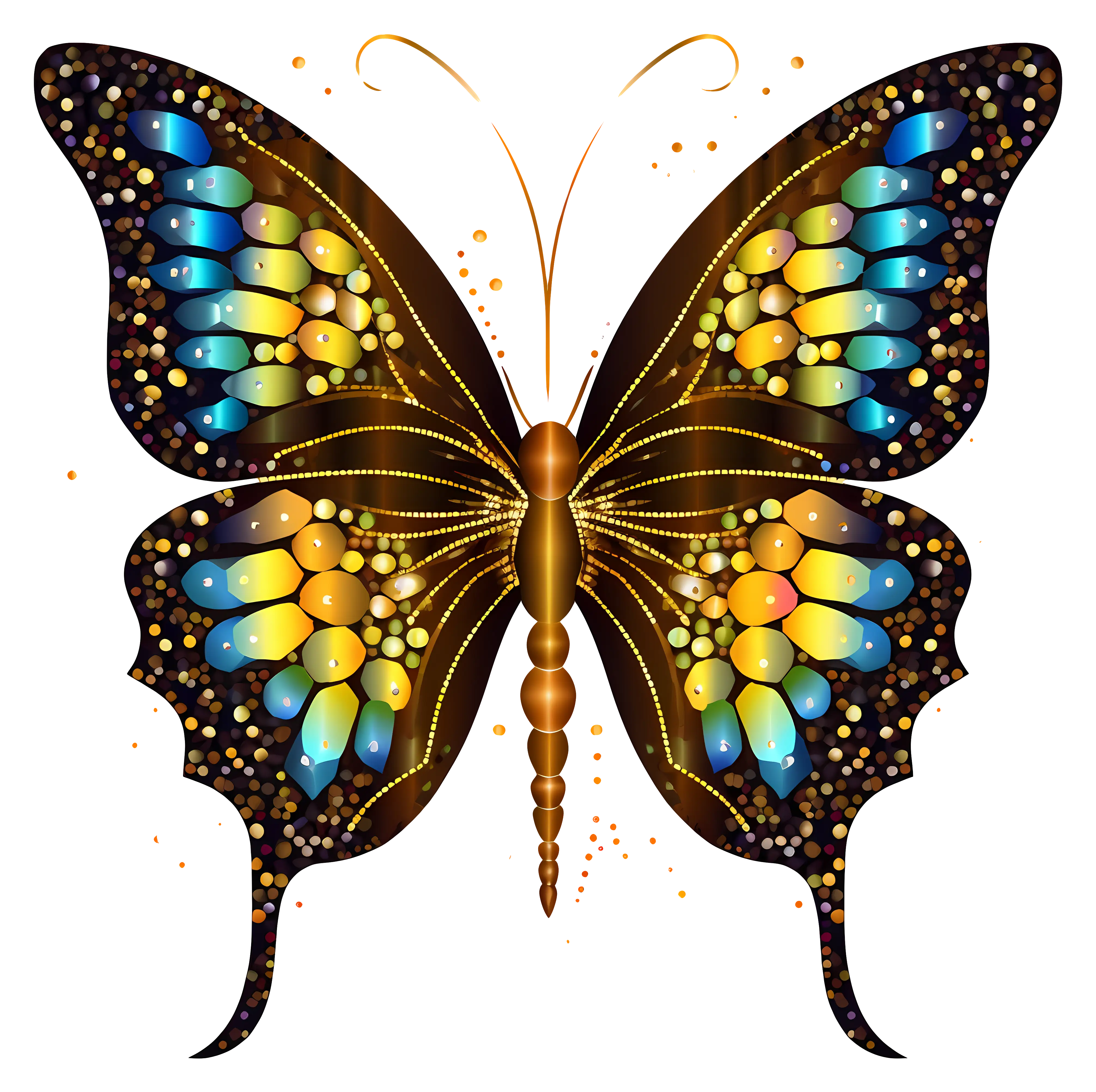 Colorful and Decorative Butterfly Art