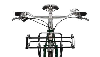 Front View of a Bicycle Handlebar