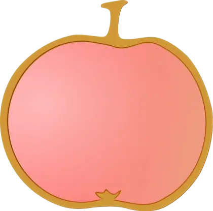 Pink Apple Abstract Design